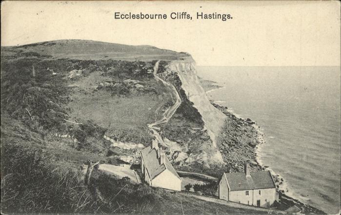 Hastings East Sussex Ecclesbourne Cliffs Steilkueste
