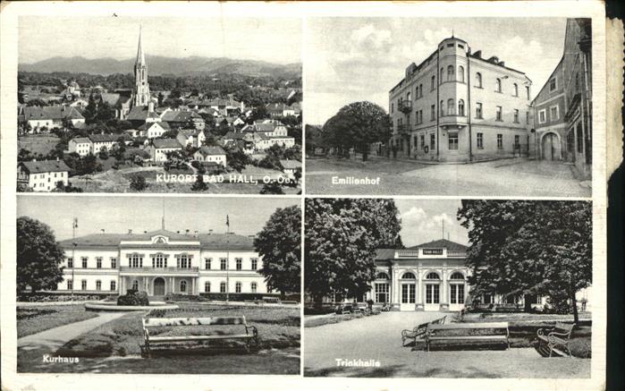 Bad Hall Oberoesterreich Teilansicht Emilienhof Kurhaus Trinkhal