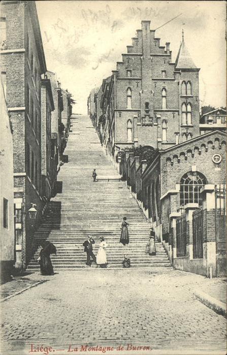Liege Luettich La Montagne de Bueren