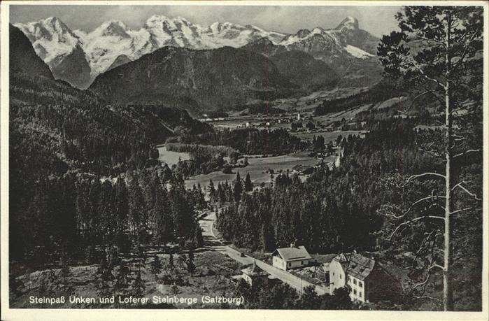 Unken Steinpass und Loferer Steinberge