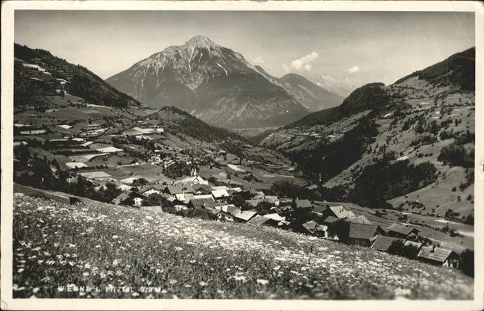 Wenns Pitztal Tirol Panorama Sommerwiesen