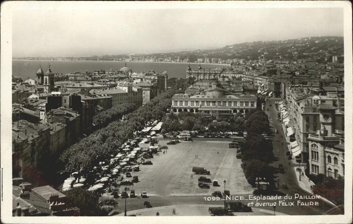 Nice Alpes Maritimes Esplanade du Paillon et avenue Felix Fa
