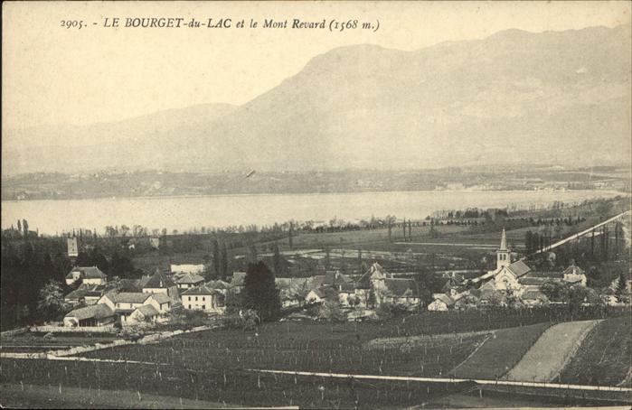 Le Bourget-du-Lac Savoie Vue generale et le Mont Revard