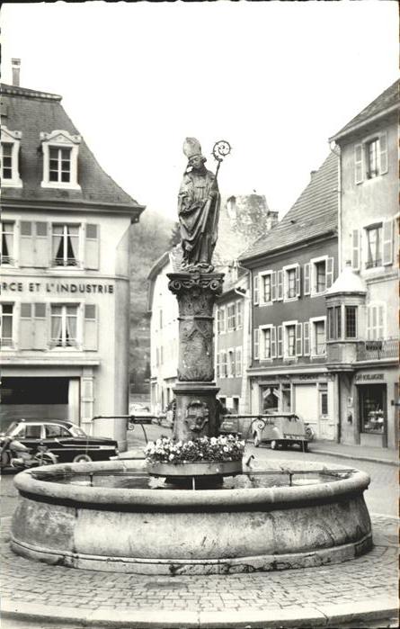Thann Haut Rhin Elsass Fontaine de Saint_Thiebaut