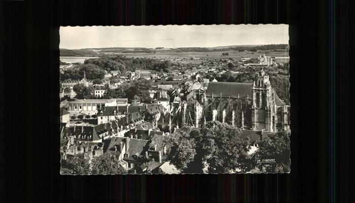 Gisors Eure Vue generale Cathedrale