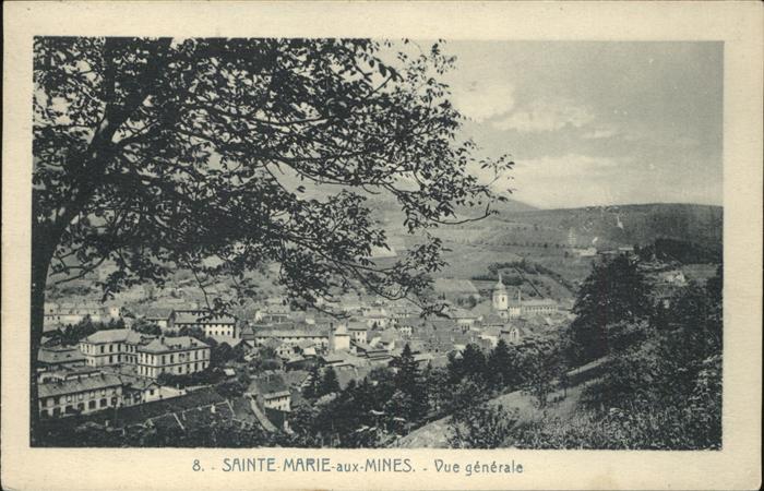 Sainte-Marie-aux-Mines Haut Rhin Vue generale