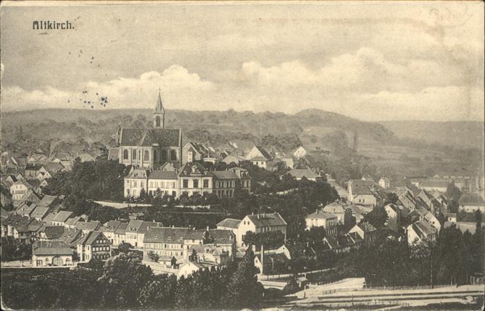 Altkirch Haut Rhin Elsass Vue partielle Eglise