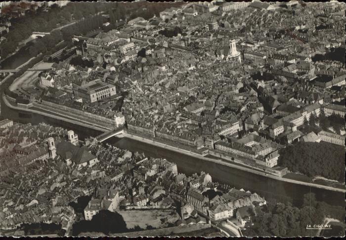Besancon Doubs Vue aerienne Pont