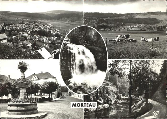 Morteau Doubs Vues generales Saut du Doubs Grande Rue