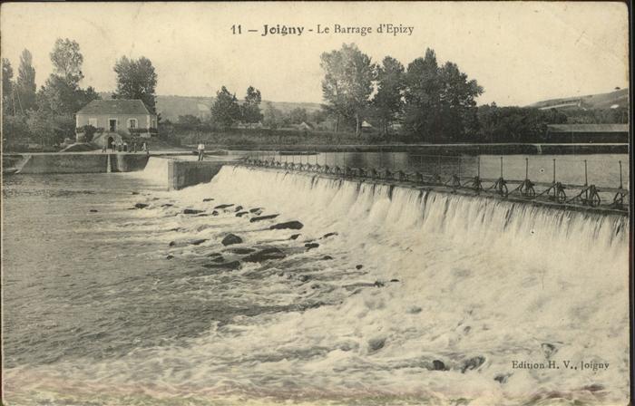 Joigny Yonne Le Barrage d_Epizy