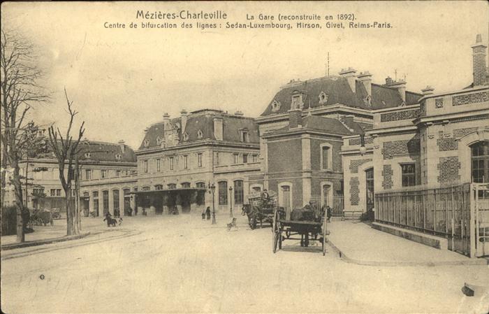 Mezieres-Charleville La Gare Feldpost