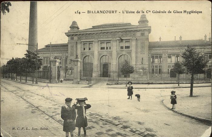 Billancourt-Boulogne L Usine de la Cie Generale de Glace Hyg