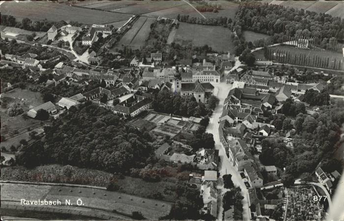 Ravelsbach Niederoesterreich Teilansicht Fliegeraufnahme