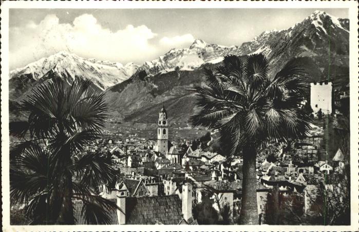 Merano Meran Panorama Burg
