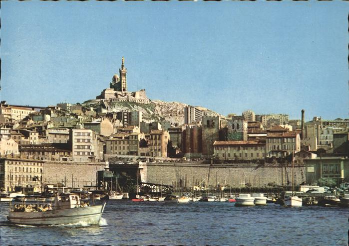 Marseille Bouches-du-Rhone Le vieux port L_Abbaye de Saint_Victor