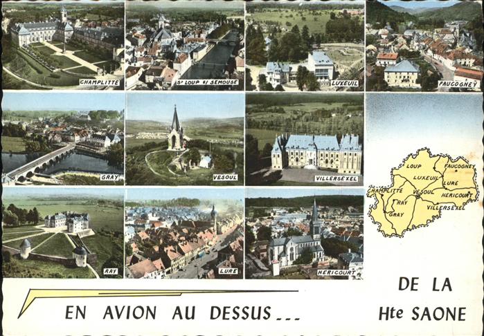 Vesoul Haut Saone En avion au dessus de la Haute Saone