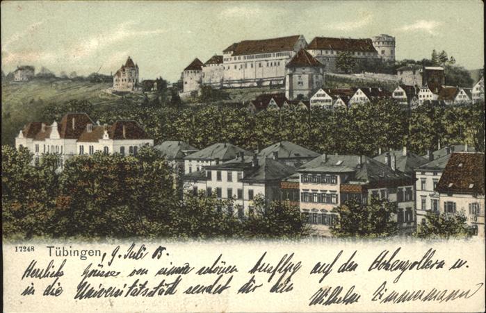 Tuebingen Teilansicht Schloss