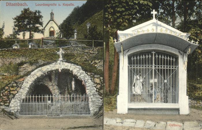 Bad Ditzenbach Lourdesgrotte und Kapelle