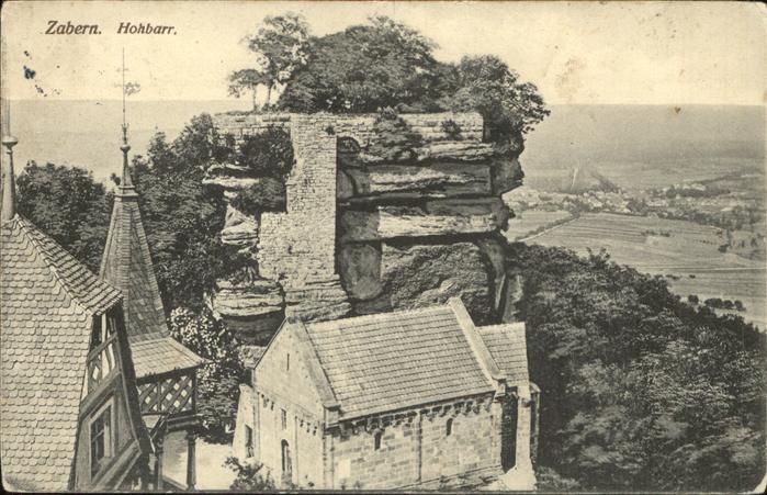 Saverne Bas Rhin Alsace Chateau Hohbarr Burg Zabern Feldpost