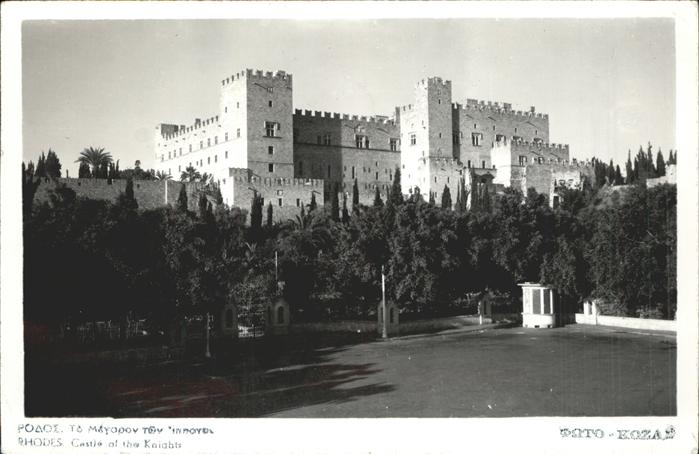 Rhodes Rhodos Greece Castle of the Knights