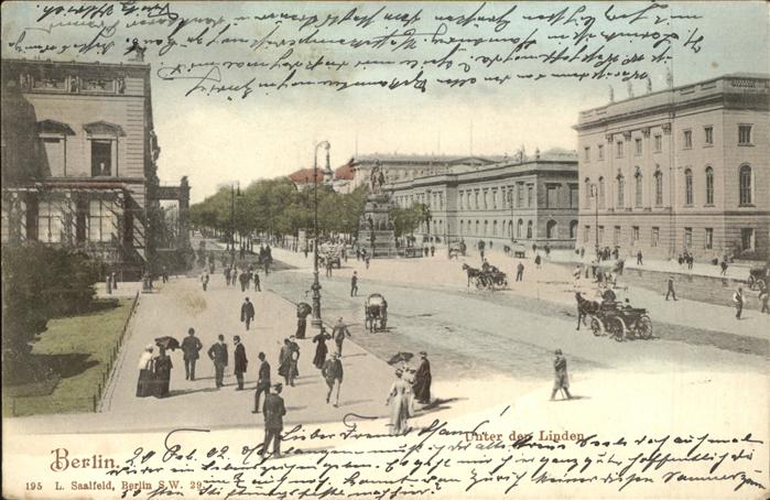 Berlin Unter den Linden Pferdekutsche