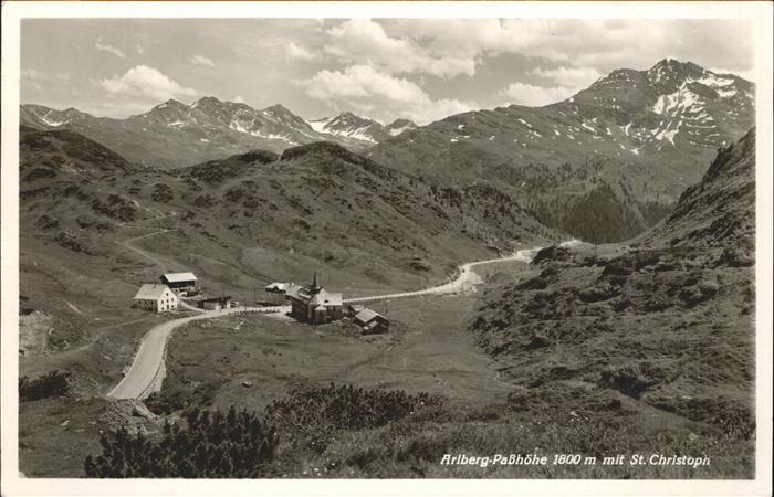 St Christoph Arlberg Arlberg_Passhöhe Gasthof Arlberghöhe