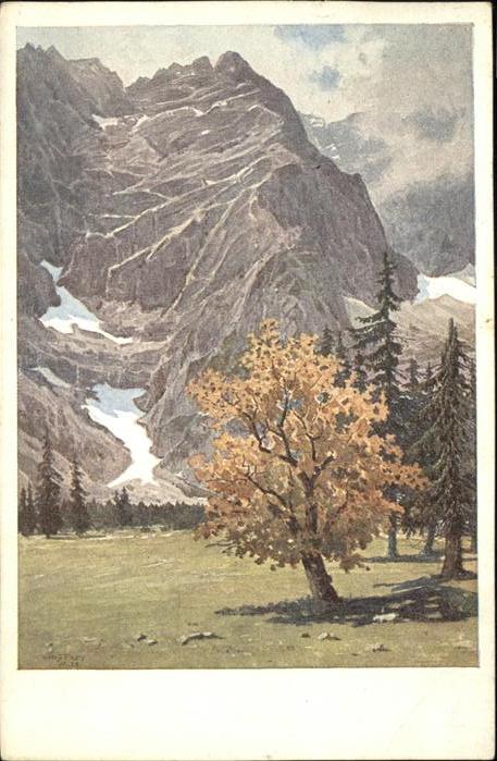 Vomp Tirol Ahornboden mit Kaltwasserkarspitze Karw