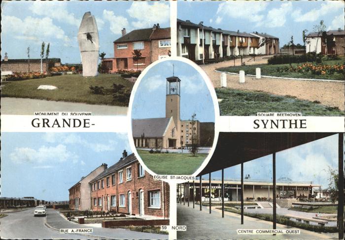 Grande-Synthe Nord Monument du Souvenir Square Beethoven C