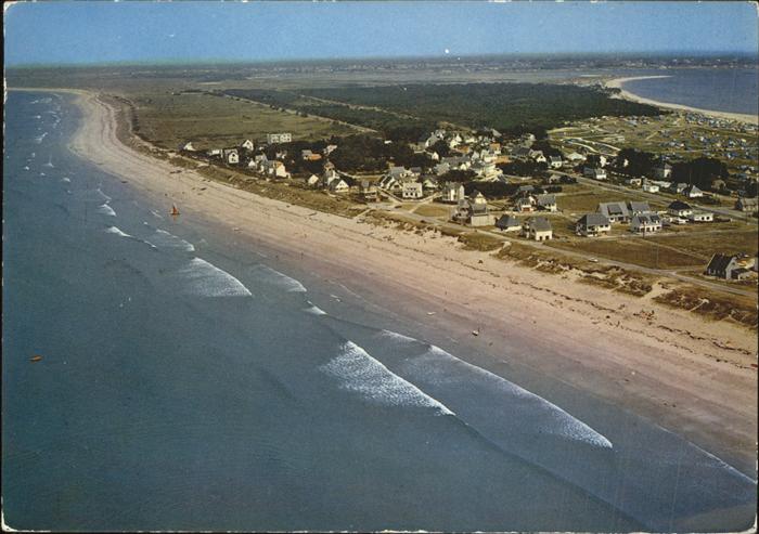 Quiberon Morbihan La Plage de l_Ocean vue aerienne