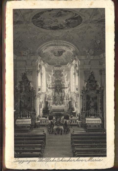Deggingen Wallfahrtskirche Ave Maria Inneres Altar