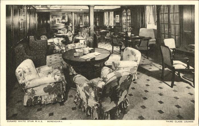 Schiffe Ships Navires Cunard White Star R.M.S. Berengaria Thi