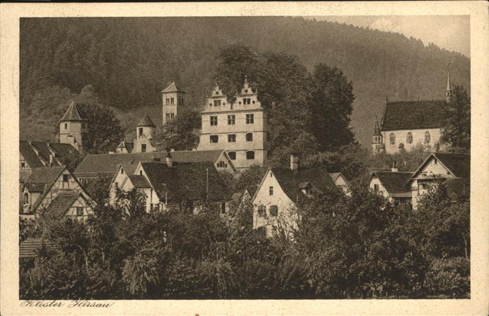 Hirsau Schlossruine mit Ulme