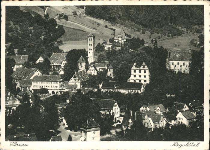 Hirsau Blick auf Kloster Schloss und Eulenturm