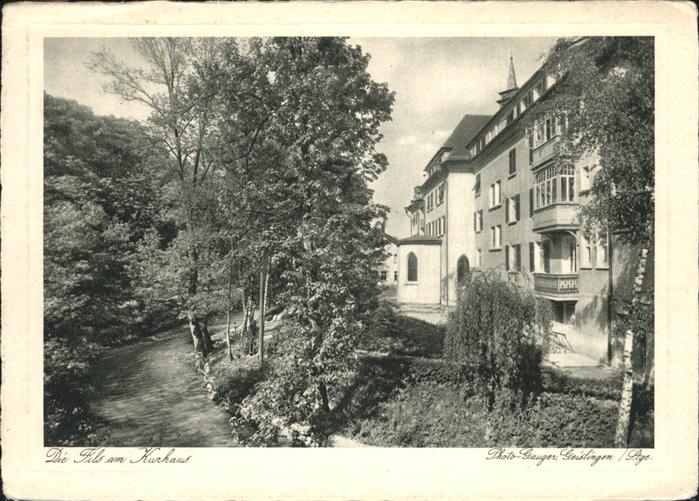 Bad Ditzenbach Die Fils am Kurhaus