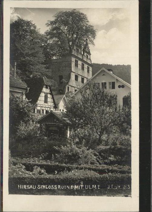 Hirsau Schlossruine mit Ulme