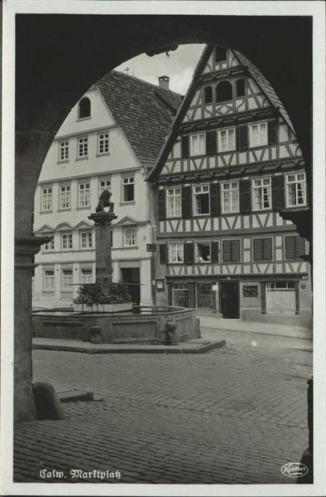 Calw Marktplatz Brunnen