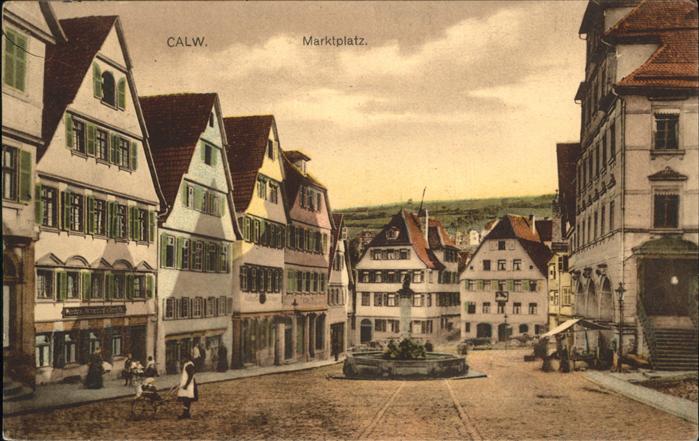 Calw Marktplatz Brunnen
