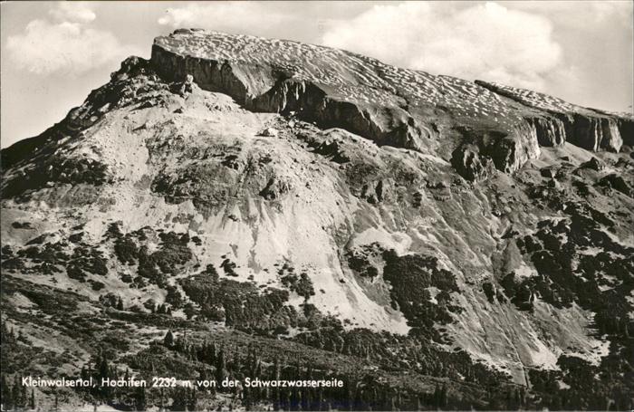 Mittelberg Kleinwalsertal Hochifen von Schwarzwasserseite