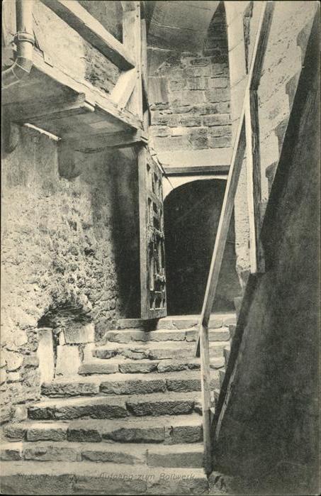 Orschwiller Hohkönigsburg Aufgang zum Bollwerk