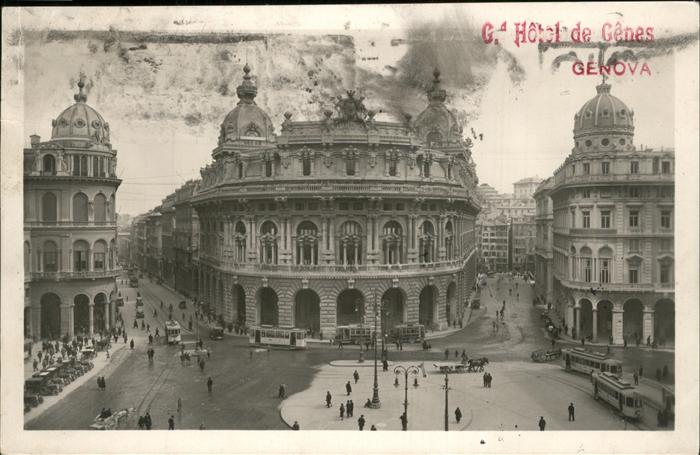 Genova Genua Liguria Piazza de Ferrari e Nuova Borsa