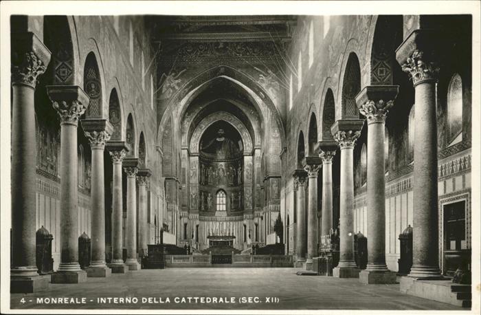 Monreale Interno della Cattedrale