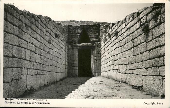 Mycenes Mykene Le tombeau d Agamemnon