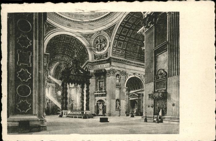 Rom Roma Basilica di San Pietro interno
