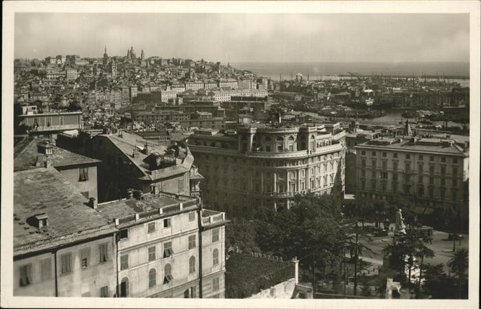 Genova Genua Liguria Panorama