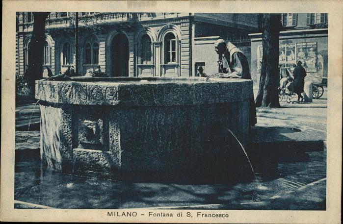 Milano Fontana di San Francesco