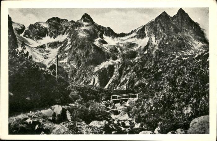Hohe Tatra Weg zum Gruenen See