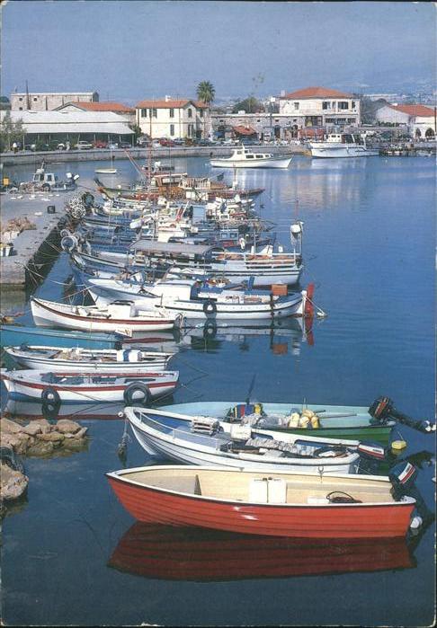 Paphos Hafen Boot