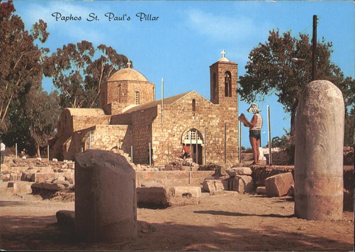 Paphos Saint Paul's Pillar Säulen