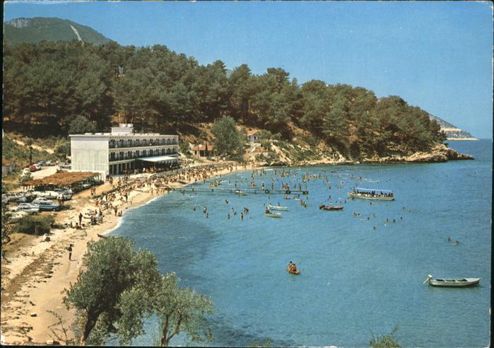 Thassos Gliphada sea front beach