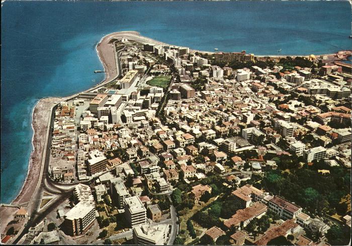 Rhodos Rhodes aegaeis Gesamtansicht Fliegeraufnahme